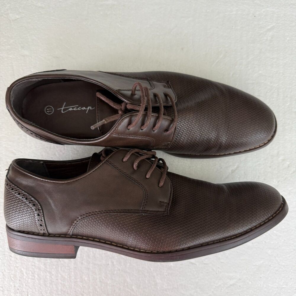Size 11 - Toecap Shoes Brown TC-SS1011 Combat Gent.
